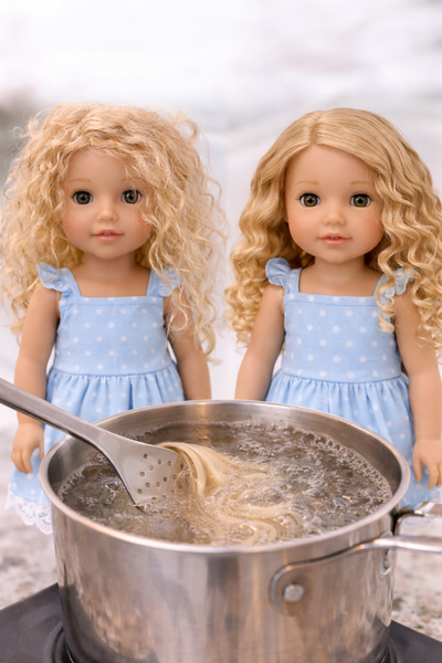 The Boil Wash Method: Restoring Curls to Tangled Doll Hair