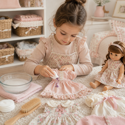 Texta, Food and Mystery Marks: Removing Stains From Doll Clothes