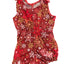Red Snowflake Christmas Romper