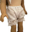 Vintage Pink Lace Dress Set With White Flowers - 4 Pieces