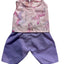 Unicorn Print Top & Shorts Set - 2 Piece