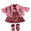 Cozy Pink Dress, Cardigan & Booties - 3 Piece Set