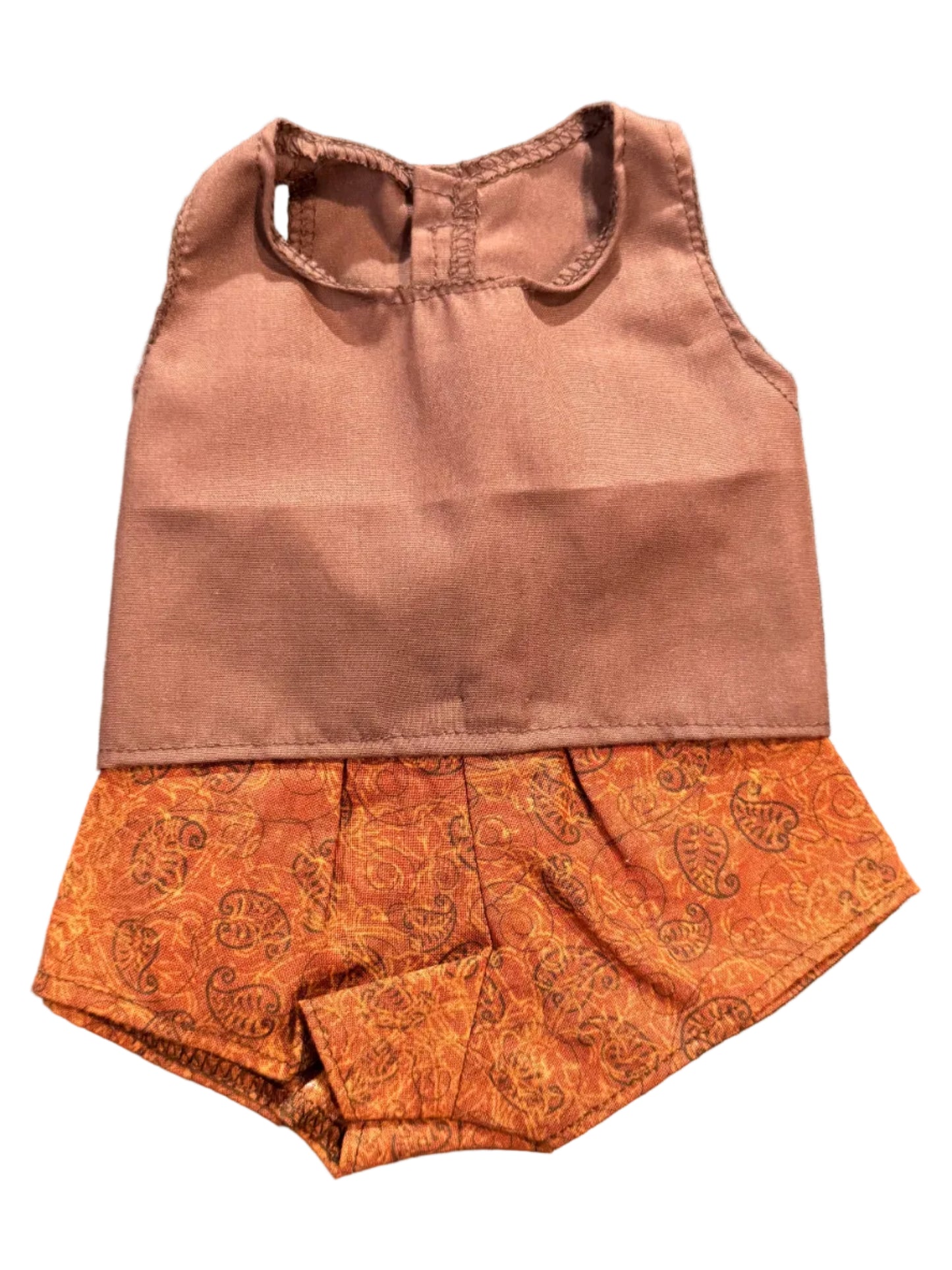 Abstract Pattern Top & Shorts Set - 2 Piece