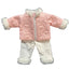 Pink Bunny & Heart Winter Jacket & Pants - 2 Piece Set