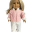 Pink Bunny & Heart Winter Jacket & Pants - 2 Piece Set