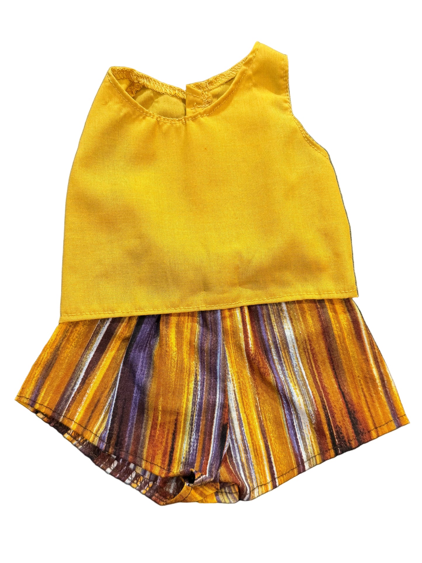 Abstract Pattern Top & Shorts Set - 2 Piece