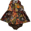 Indigenous Pattern Dress & Bloomers Set - 2 Piece