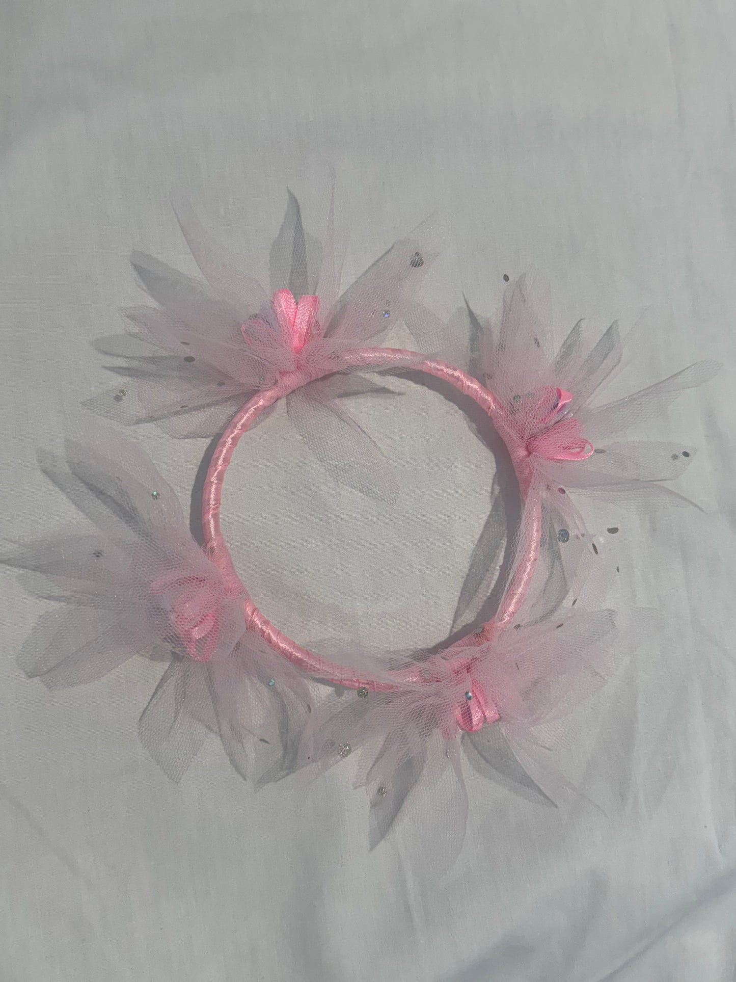 Sparkle Tulle Floral Headband
