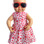 Red Sunglasses With White Daisy's