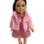 Cozy Pink Dress, Cardigan & Booties - 3 Piece Set