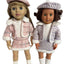 Chic Tweed Skirt, Jacket & Sock Set with Beret - 4 Piece Set