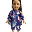 Purple Satin Character Pyjamas - 2 Piece