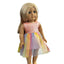 Orange Shimmer & Rainbow Tulle Dress