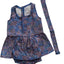 Indigenous Print Dress, Bloomers & Hair Accessory - 3 Piece Set