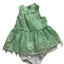 Green Star Tulle Dress & Bloomers - 2 Piece Set