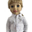 White Long Sleeved Button Up Dress Shirt