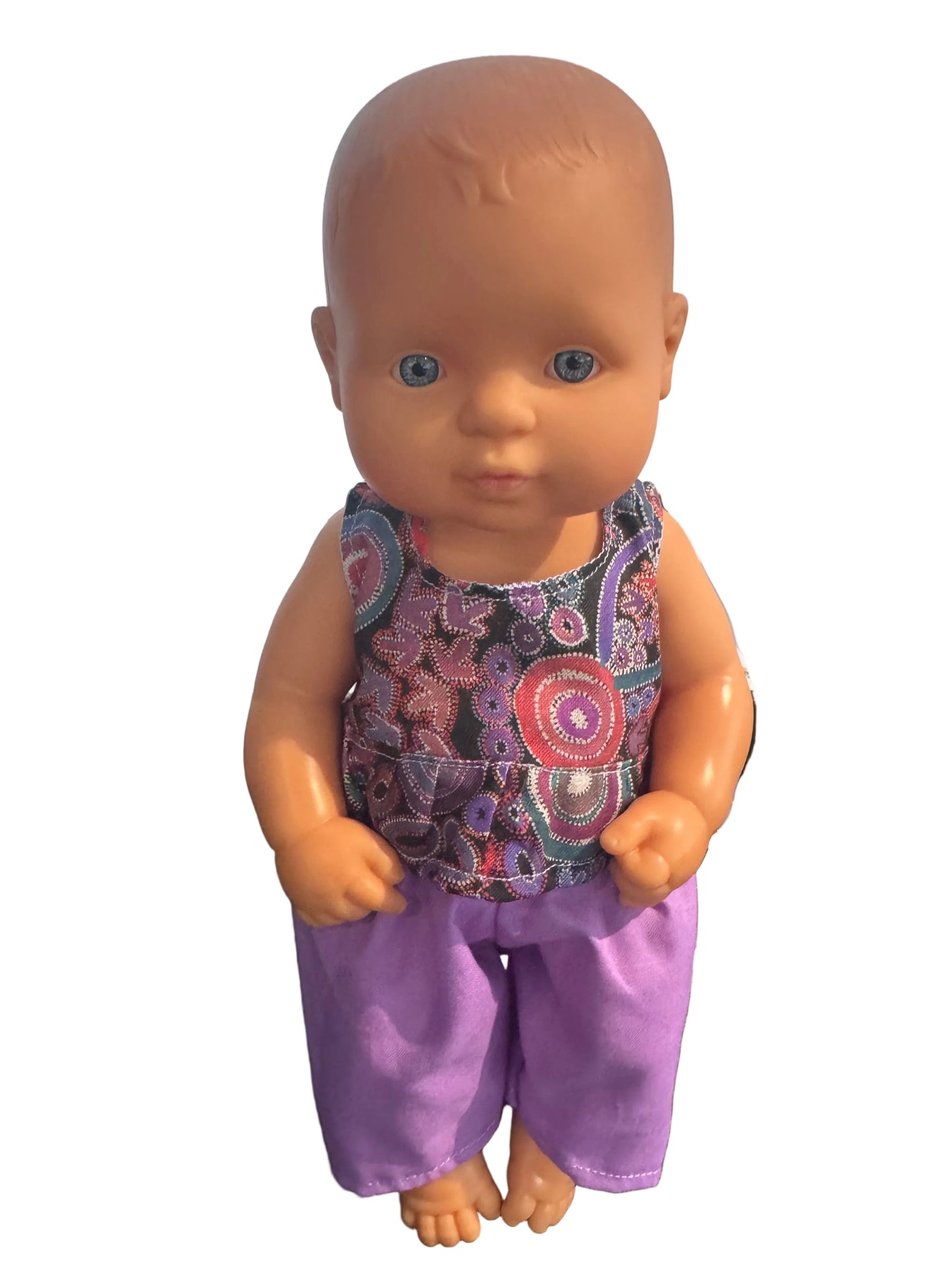 Indigenous Purple & Pink Frilled Top & Pants - 2 Piece Set