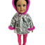Shimmer Luxe Hooded Jacket & Stockings Set - 2 Piece Set