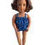Blue Polka Dot Bathing Swimsuit with Float - 3 Piece Set
