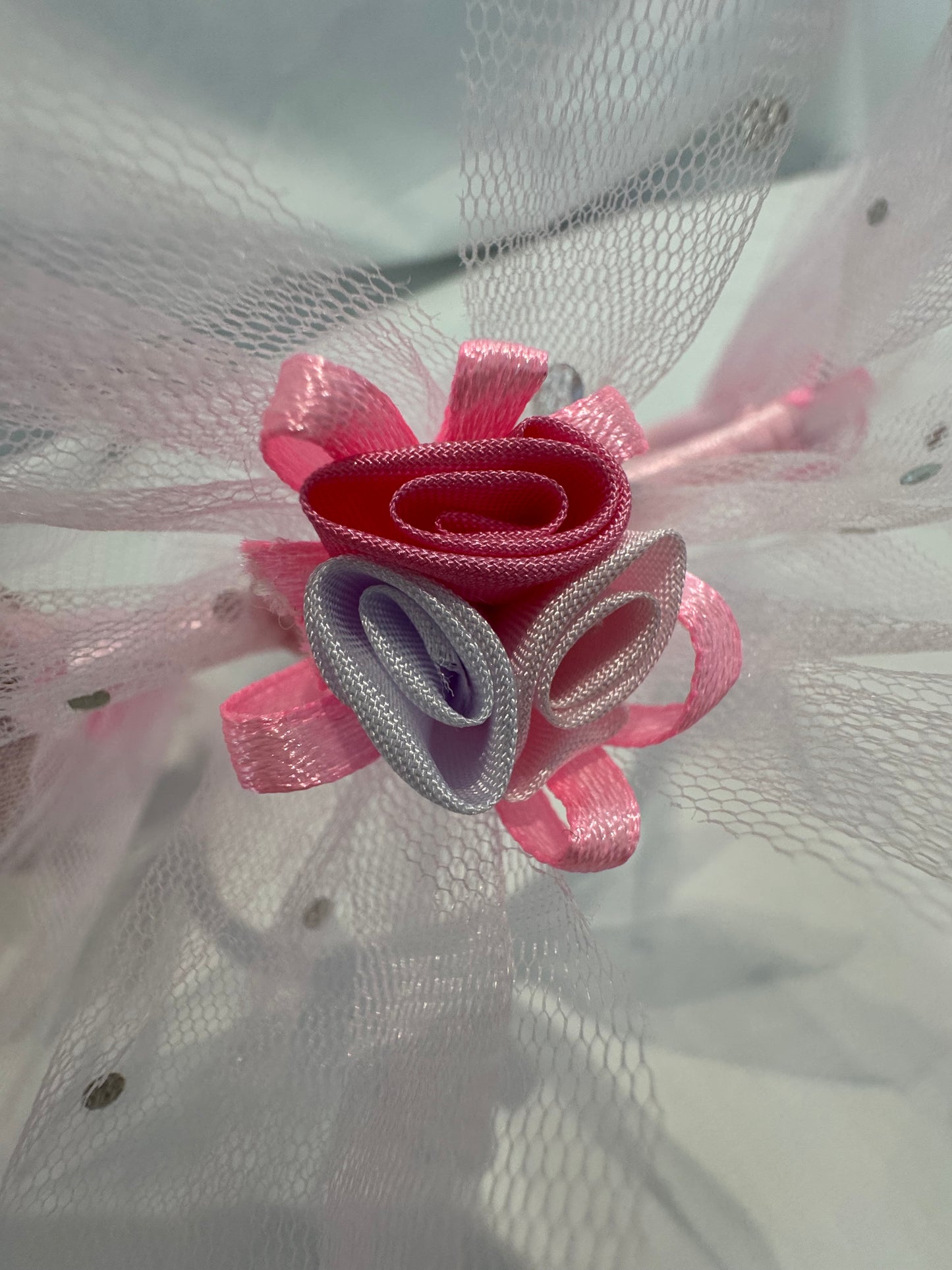 Sparkle Tulle Floral Headband
