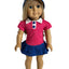 Sunny Days Doll Dress & Visor – 2 Piece Set