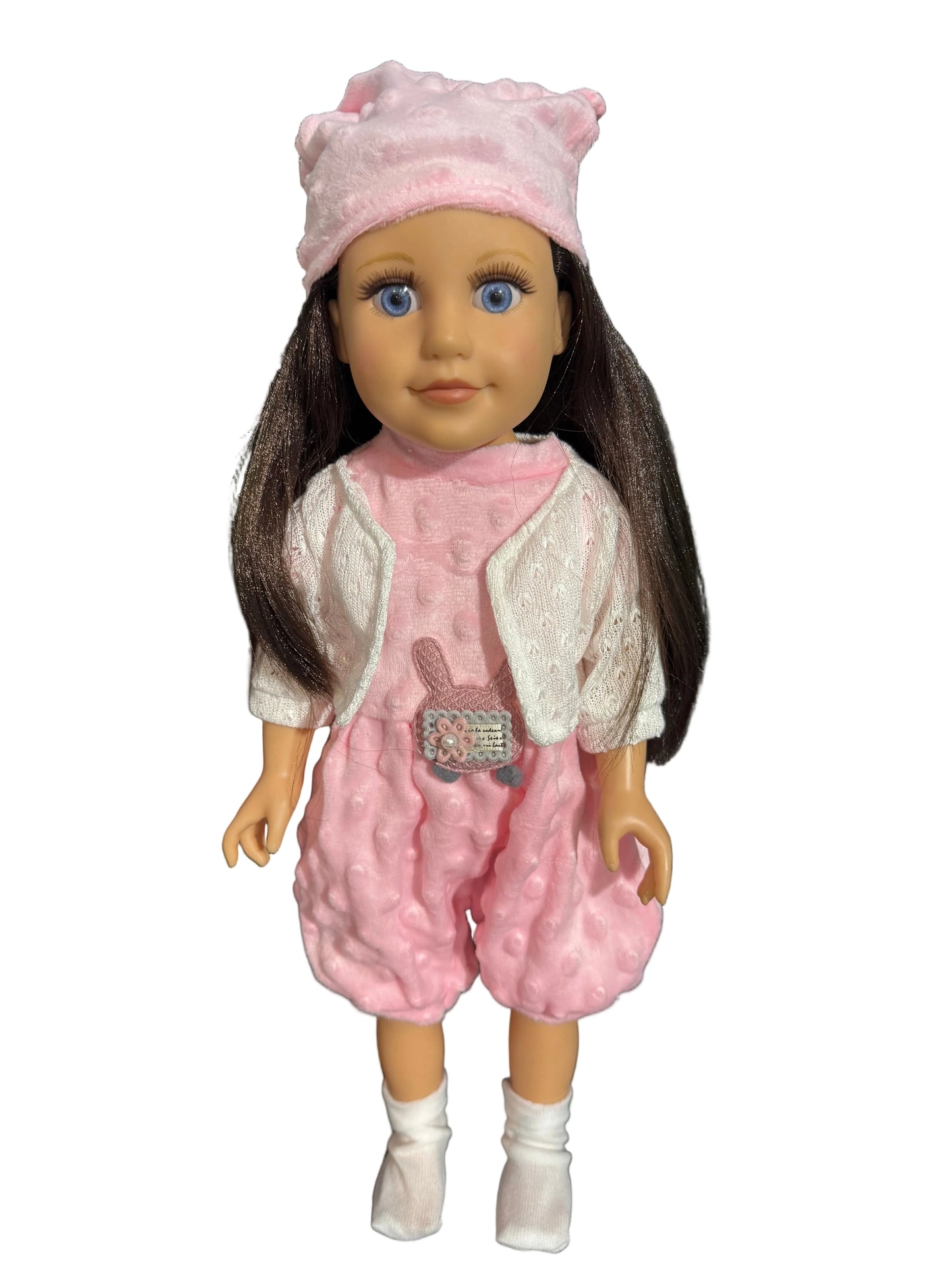 Soft Bunny Romper & Cardigan Set - 4 Piece Set