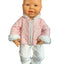 Pink Bunny & Heart Winter Jacket & Pants - 2 Piece Set