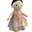 Orange Shimmer & Rainbow Tulle Dress