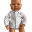 White Long Sleeved Button Up Dress Shirt