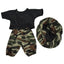 Shirt, Camouflage Pants & Hat - 3 Piece
