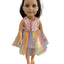 Orange Shimmer & Rainbow Tulle Dress