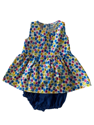 Floral Dress & Panties - 2 Piece Set