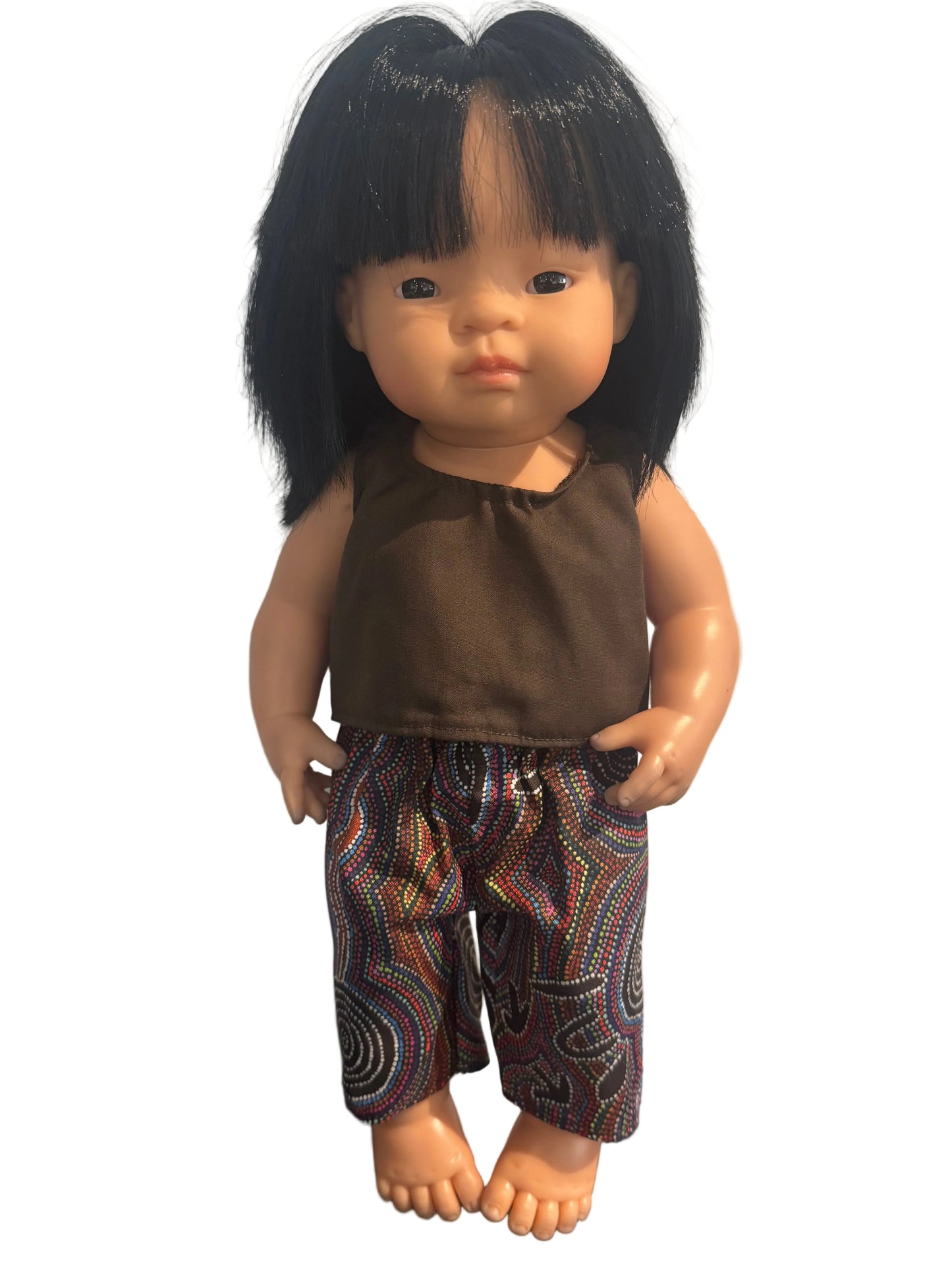 Indigenous Pattern Top & Pants Set - 2 Piece Set