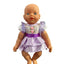 White Shimmer Sequin & Purple Frilly Dress