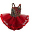 Red Boho Tutu Dress & Pantie Set - 2 Piece
