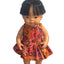 Indigenous Print Dress, Bloomers & Hair Accessory - 3 Piece Set