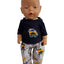 Pattern Shirt & Pant Set - 2 Pieces