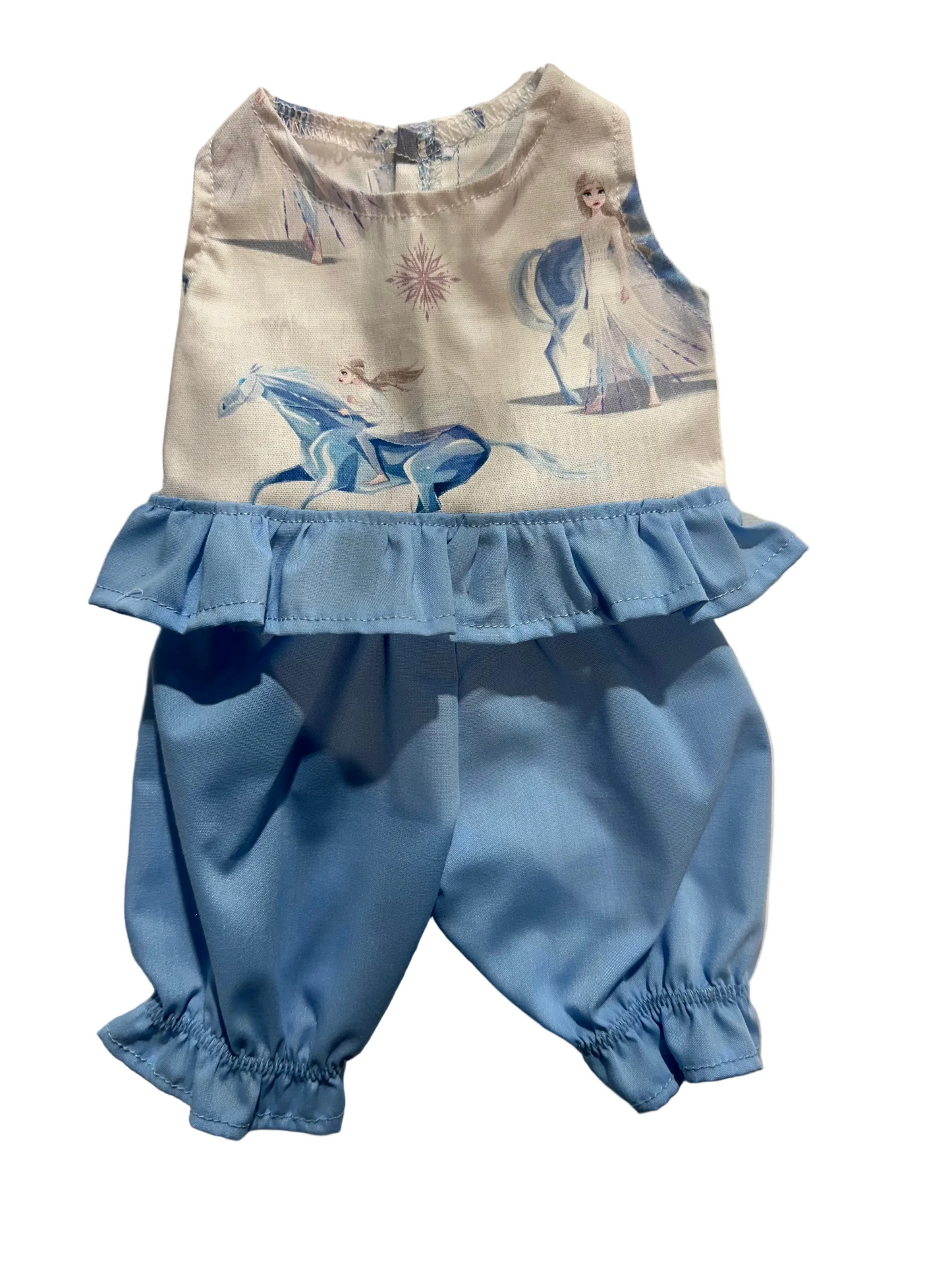 Frilled Top & Shorts Set - 2 Piece