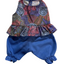 Frilled Indigenous Top & Shorts Set - 2 Piece