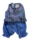 Frilled Indigenous Top & Shorts Set - 2 Piece