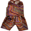 Multicolour Indigenous Pattern Top & Shorts Set – 2 Piece