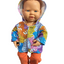 Hoodie & Camouflage Pants - 2 Piece