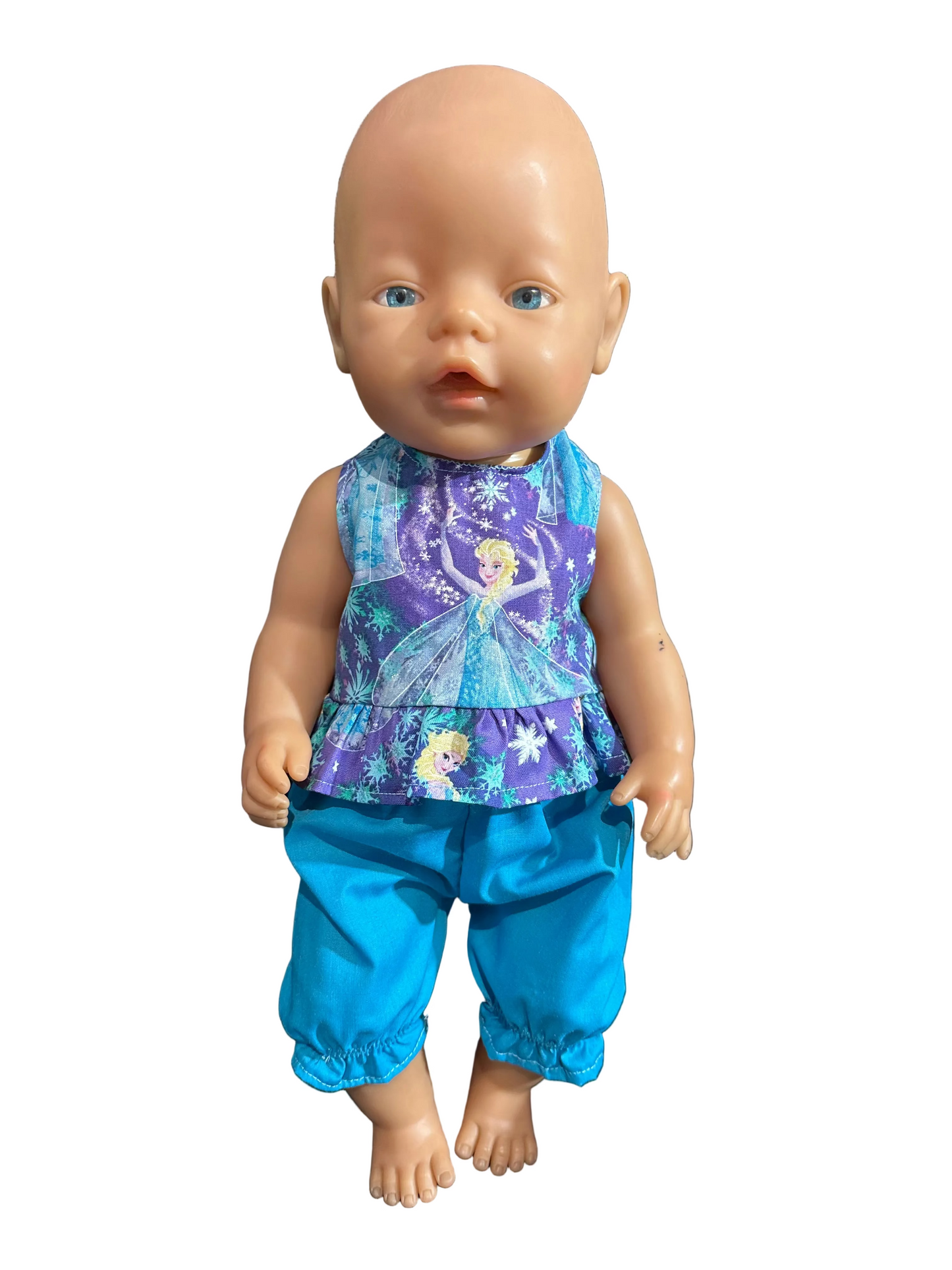 Frilled Top & Shorts Set - 2 Piece