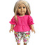 Pink & Flower Shorts Set - 2 Piece