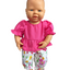 Pink & Flower Shorts Set - 2 Piece