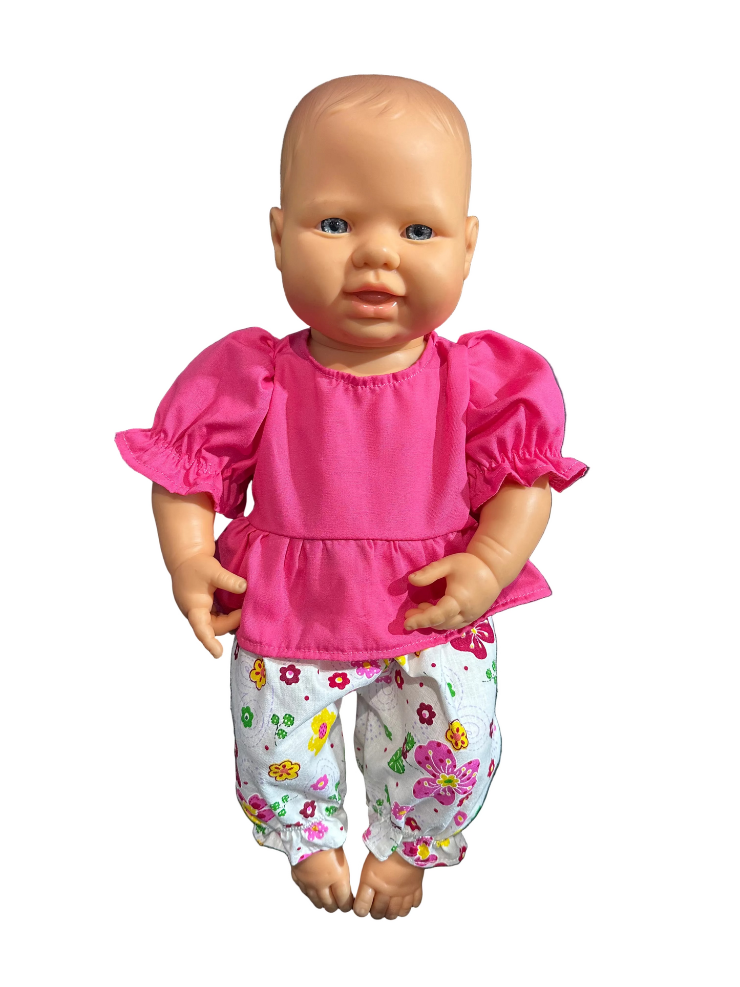 Pink & Flower Shorts Set - 2 Piece