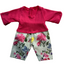 Pink & Flower Pants Set - 2 Piece
