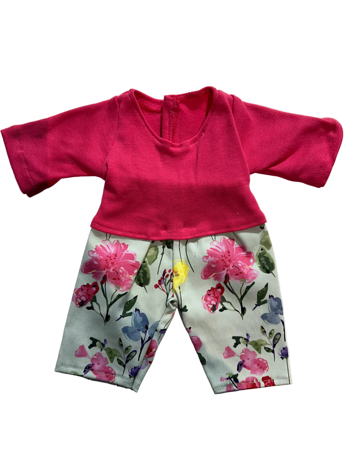 Pink & Flower Pants Set - 2 Piece