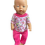 Pink Unicorn & Flower Pants Set - 2 Piece