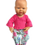 Pink & Flower Pants Set - 2 Piece